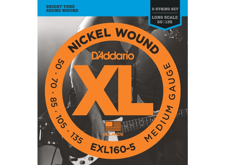 D'Addario EXL160-5 El. Bass (050-135) 5 str 